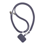 2 cordons de téléphone réglables et détachables avec carte, noir, rouge, jaune, bleu ciel, bordeaux, gris clair, gris foncé, bleu foncé, blanc