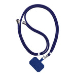 2 cordons de téléphone réglables et détachables avec carte, noir, rouge, jaune, bleu ciel, bordeaux, gris clair, gris foncé, bleu foncé, blanc
