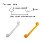 Barres d'appui de sécurité antidérapantes Kuaierte en acier inoxydable pour personnes à mobilité réduite/âgées, 38cm (blanc), 48cm (blanc), 68cm (blanc), 38cm (jaune), 48cm (jaune), 58cm (jaune), 68cm (jaune)