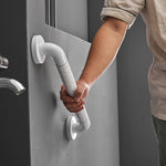 Barres d'appui de sécurité antidérapantes Kuaierte en acier inoxydable pour personnes à mobilité réduite/âgées, 38cm (blanc), 48cm (blanc), 68cm (blanc), 38cm (jaune), 48cm (jaune), 58cm (jaune), 68cm (jaune)