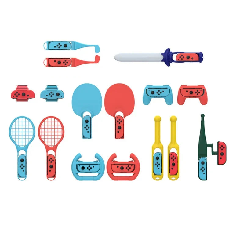 DOBE TNS-2125 Coffret Sportif Somatosensoriel 18 en 1 pour Nintendo Switch, DOBE 18 en 1