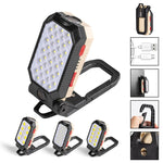 Lampe de travail COB à chargement USB avec crochet, lampe de poche d'urgence, lampe de maintenance, Style :, W598A 8 trous, W598B petite, W599A 10 trous, W599B grande