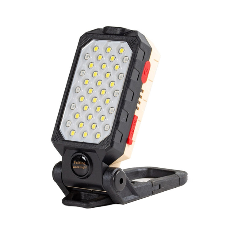 Lampe de travail COB à chargement USB avec crochet, lampe de poche d'urgence, lampe de maintenance, Style :, W598A 8 trous, W598B petite, W599A 10 trous, W599B grande