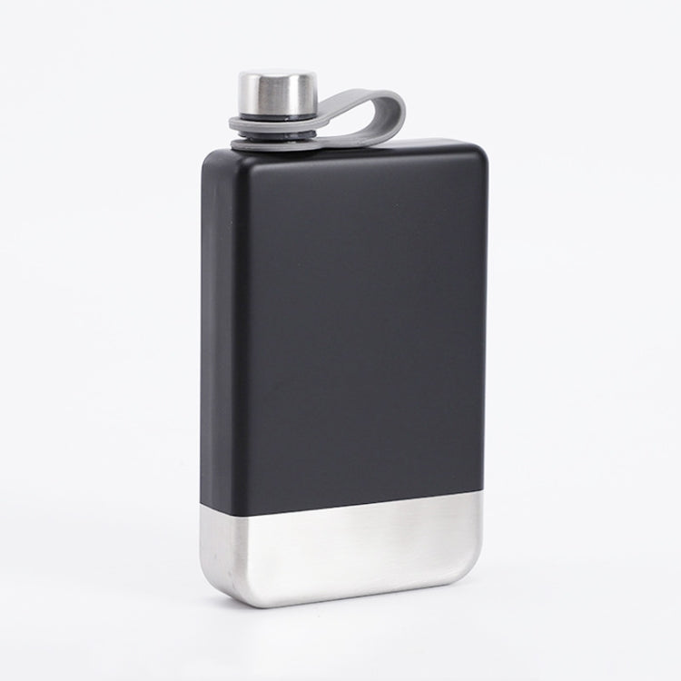 Flacon de hanche portable de 9 oz en acier inoxydable 304 pour whisky, vodka, vin, noir mat, vert militaire, bleu, rouge