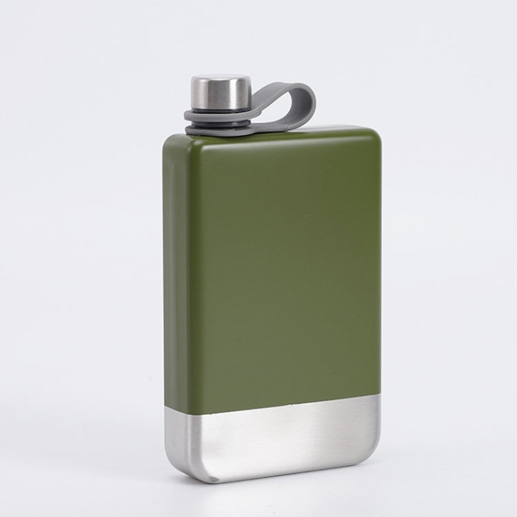 Flacon de hanche portable de 9 oz en acier inoxydable 304 pour whisky, vodka, vin, noir mat, vert militaire, bleu, rouge