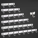 304 Stainless Steel No Punching Door Rear Coat Hook, 3 Hooks, 4 Hooks, 6 Hooks, 7 Hooks, 8 Hooks, 201 Butterfly Hook