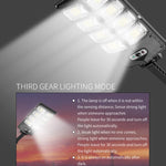 E-SMARTER LED Lampe Solaire de Jardin à Double Rangée, Style :, W789A-4, W789B-4