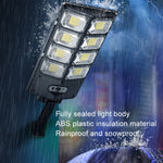 E-SMARTER LED Lampe Solaire de Jardin à Double Rangée, Style :, W789A-4, W789B-4
