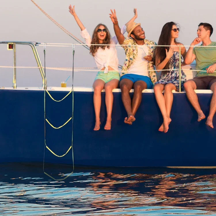 Échelle d'embarquement spéciale pour bateau pneumatique RT-1, spécification : 3 échelons (vert), 4 échelons (vert), 5 échelons (vert), 3 échelons (bleu), 4 échelons (bleu), 5 échelons (bleu), 3 échelons (rouge), 4 échelons (rouge), 5 échelons (rouge)