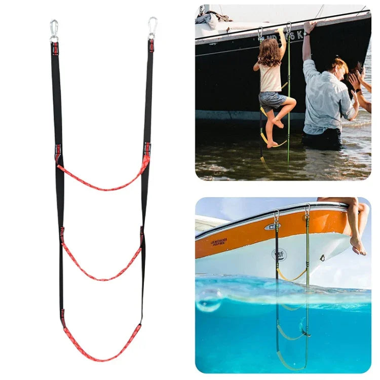 Échelle d'embarquement spéciale pour bateau pneumatique RT-1, spécification : 3 échelons (vert), 4 échelons (vert), 5 échelons (vert), 3 échelons (bleu), 4 échelons (bleu), 5 échelons (bleu), 3 échelons (rouge), 4 échelons (rouge), 5 échelons (rouge)