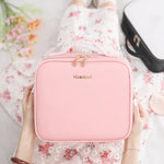 NICELAND TM1060 Trousse de Maquillage Grande Capacité Avec Lampe Portable, Petit Rose, Petit Noir, Grand Rose, Grand Noir