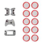 Lot de 10 capuchons de boutons lumineux en silicone pour manettes de jeu PS5/PS4/PS3/ONE/360/PRO/Series X/S