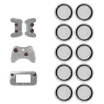 Lot de 10 capuchons de boutons lumineux en silicone pour manettes de jeu PS5/PS4/PS3/ONE/360/PRO/Series X/S