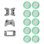Lot de 10 capuchons de boutons lumineux en silicone pour manettes de jeu PS5/PS4/PS3/ONE/360/PRO/Series X/S
