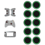 Lot de 10 capuchons de boutons lumineux en silicone pour manettes de jeu PS5/PS4/PS3/ONE/360/PRO/Series X/S