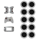 Lot de 10 capuchons de boutons lumineux en silicone pour manettes de jeu PS5/PS4/PS3/ONE/360/PRO/Series X/S