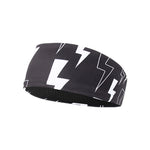 Bandeau de sport anti-transpiration pour fitness, noir éclair, noir classique, gris élégant, gris foncé, gris rayé