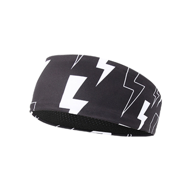 Bandeau de sport anti-transpiration pour fitness, noir éclair, noir classique, gris élégant, gris foncé, gris rayé