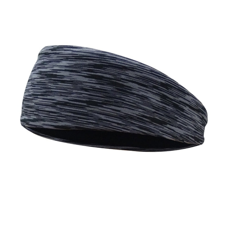 Bandeau de sport anti-transpiration pour fitness, noir éclair, noir classique, gris élégant, gris foncé, gris rayé