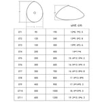 Prothèse mammaire postopératoire en silicone en forme de goutte, CT1 90g, CT2 120g, CT3 150g, CT4 200g, CT5 250g, CT6 300g, CT7 350g, CT8 400g, CT9 450g, CT10 500g, CT11 600g, CT12 700g, CT13 800g, CT14 900g