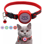 Collier réfléchissant avec clochette pour AirTag 2e génération / AirTag 1re génération, Rouge, Violet, Noir, Rose