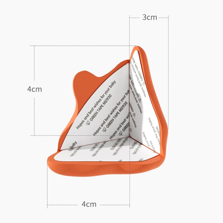 Cache de protection en silicone antichoc pour coin de table, vert, blanc, abricot, café, orange