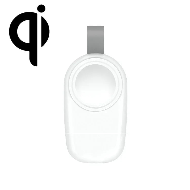 Chargeur magnétique sans fil portable USB pour Apple Watch 1/2/3/4/5/6/7/SE, blanc