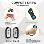 JYS JYS-NS241 Ensemble d'accessoires de mouvement somatosensoriel de jeu 12 en 1 pour Nintendo Switch, JYS 12 en 1