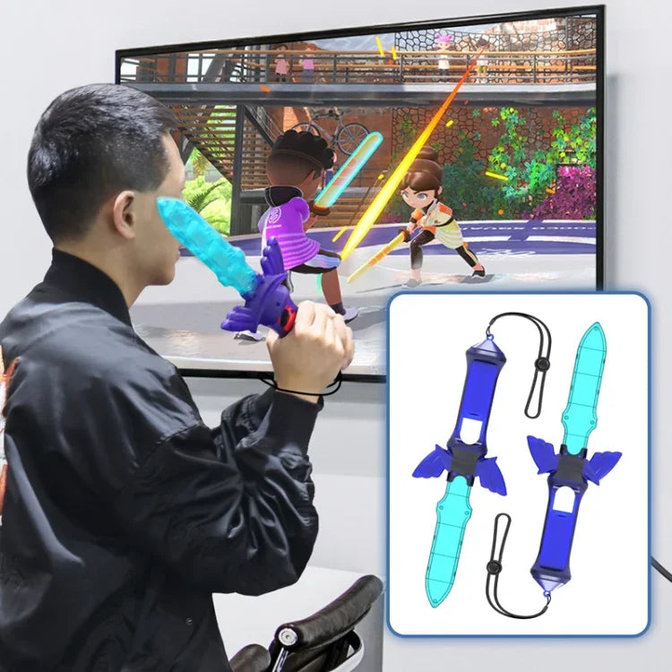 JYS JYS-NS241 Ensemble d'accessoires de mouvement somatosensoriel de jeu 12 en 1 pour Nintendo Switch, JYS 12 en 1