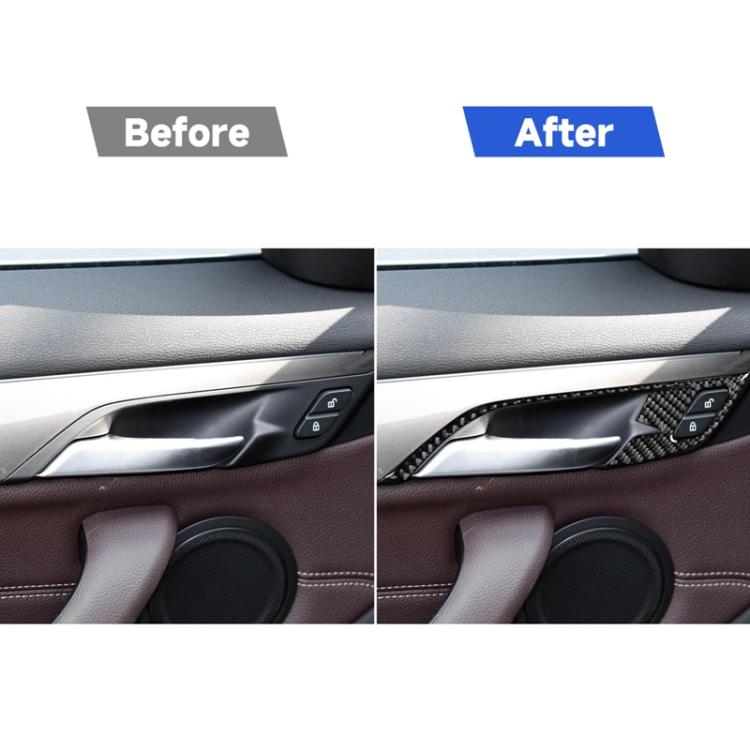 For BMW X1 F48/X2 F39 5pcs /Set Left-Hand Drive Door Handle Frame Sticker, Left-Hand Drive