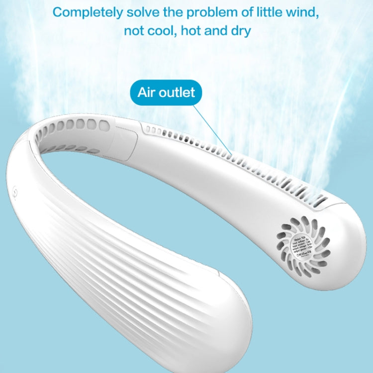 Ventilateur de cou suspendu paresseux sans pales silencieux pour sport, modèle : T36 blanc 3000 mAh, T36 noir 3000 mAh, T36 rose 3000 mAh, A306 quatre cœurs 4000 mAh rose, A306 quatre cœurs 4000 mAh vert, A306 quatre cœurs 4000 mAh blanc