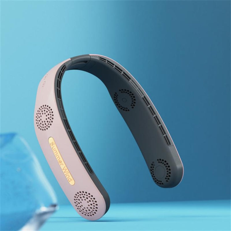 Ventilateur de cou suspendu paresseux sans pales silencieux pour sport, modèle : T36 blanc 3000 mAh, T36 noir 3000 mAh, T36 rose 3000 mAh, A306 quatre cœurs 4000 mAh rose, A306 quatre cœurs 4000 mAh vert, A306 quatre cœurs 4000 mAh blanc
