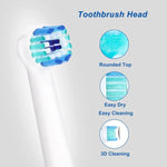 2 têtes de brosse de rechange pour brosse à dents électrique Oral-B (gamme complète), Nettoyage quotidien, Nettoyage de précision, Nettoyage multi-angles, Blancheur professionnelle, Nettoyage soies dentaires