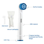2 têtes de brosse de rechange pour brosse à dents électrique Oral-B (gamme complète), Nettoyage quotidien, Nettoyage de précision, Nettoyage multi-angles, Blancheur professionnelle, Nettoyage soies dentaires
