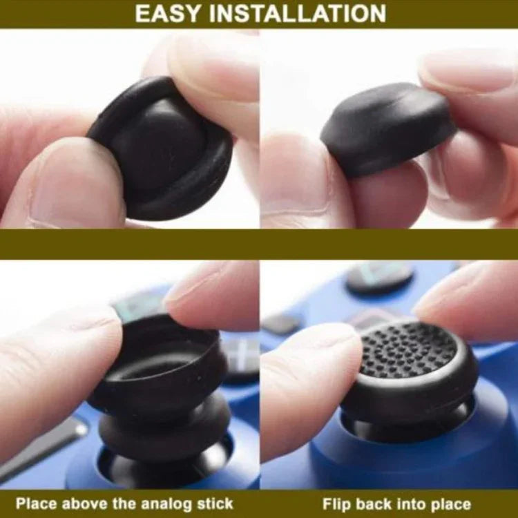 Lot de 20 capuchons de joystick en silicone pour manettes PS5/PS4/PS3/ONE/360/PRO/Series X/S
