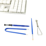 Kit 4 en 1 extracteur de capuchons de touches, testeur d'interrupteurs et de fils de clavier mécanique, 4 en 1