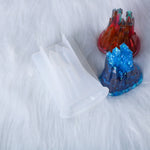 D581 Gouttes de cristal bricolage Moule en silicone château 3D, D581
