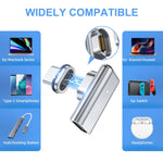 Adaptateur magnétique coudé TZ30 PD100W 24 broches pour charge rapide Type-C / USB-C pour connecteur MacBook Notebook