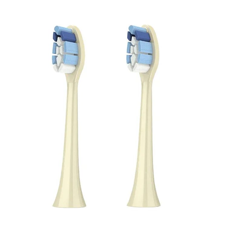 2 têtes de brosse à dents électriques pour Ulike UB602 UB603 UB601, Style : Blanc éclatant vert, Blanc éclatant, Blanc doux-sensible, Blanc nettoyage de base, Rose nettoyage de base