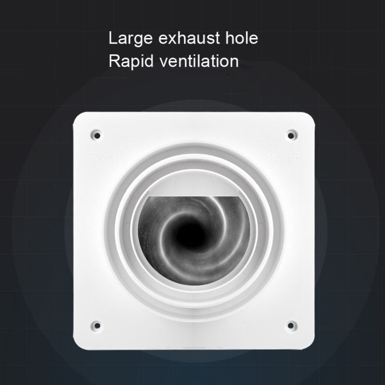 A100 Clapet anti-retour de salle de bain, Clapet anti-retour de ventilation pour tuyau d'évacuation, Clapet anti-retour
