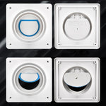 A100 Clapet anti-retour de salle de bain, Clapet anti-retour de ventilation pour tuyau d'évacuation, Clapet anti-retour