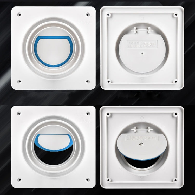 A100 Clapet anti-retour de salle de bain, Clapet anti-retour de ventilation pour tuyau d'évacuation, Clapet anti-retour