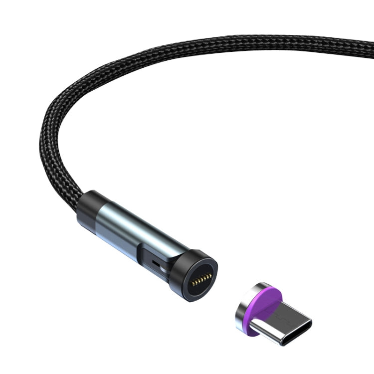 Câble de données magnétique rotatif CC57 pour charge rapide, Style : 1m + Type-C / USB-C + rouge, 1m + Type-C / USB-C + noir, 2m + Type-C / USB-C + rouge, 2m + Type-C / USB-C + noir