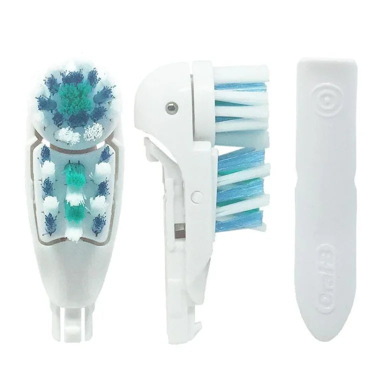 4 PCS/ensemble têtes de brosse à dents électriques multidirectionnelles de remplacement pour Oral B 3733 4732 4734