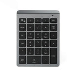 Clavier mini sans fil pour ordinateur portable BT302 à 28 touches, Spécification : Bluetooth (Noir), Bluetooth (Gris), 2.4G (Noir), 2.4G (Gris)