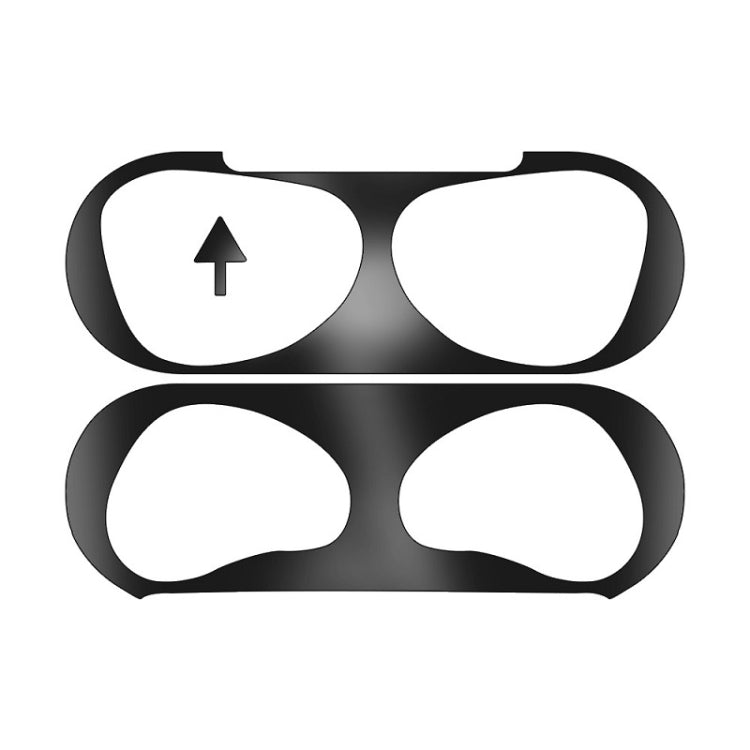 2 Pcs Autocollant de protection anti-poussière pour Airpods 3, Noir, Or, Argent, Or Rose, Rouge, Vert, Bleu, Violet