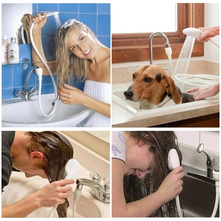 Pomme de Douche Ronde à Haute Pression, Économiseur d'Eau, Accessoires de Salle de Bain, Douche Ronde
