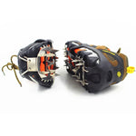 1 Paire 18 Grandes Pointes Crampons Extérieur Hiver Marche Pêche sur Glace Raquettes,Taille :, L Noir, L Orange