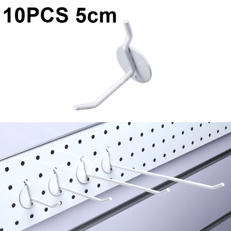 10 PCS Accessoires de bijoux Présentoir Orifice Plaque Crochet de pulvérisation, Longueur:, 5cm, 10cm, 15cm, 20cm