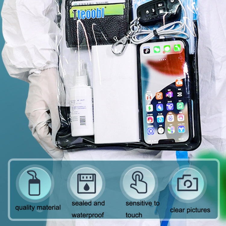 Tteoobl T-019A Sac de Rangement pour Articles Divers, Sac Bandoulière Étanche pour Téléphone, Code Unique